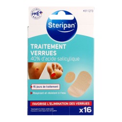 Traitement actif verrues x16