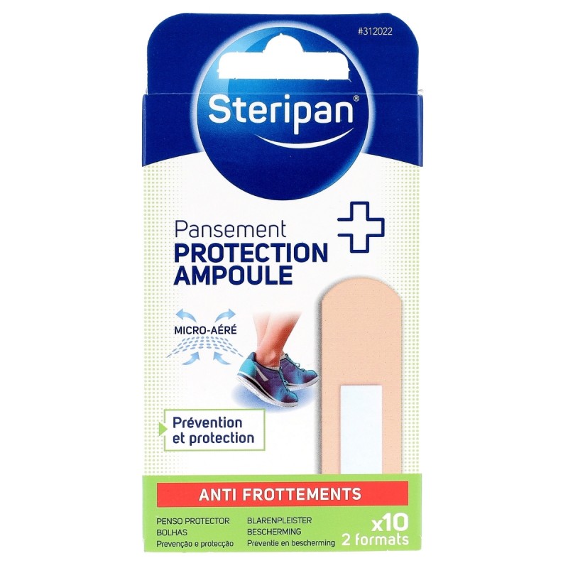 10 pansements protecteurs ampoules 2 formats