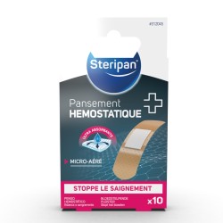 10 pansements hémostatiques 1 format