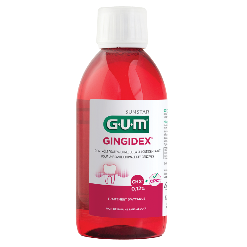 Bain de bouche gingidex 0,12% chx 300ml