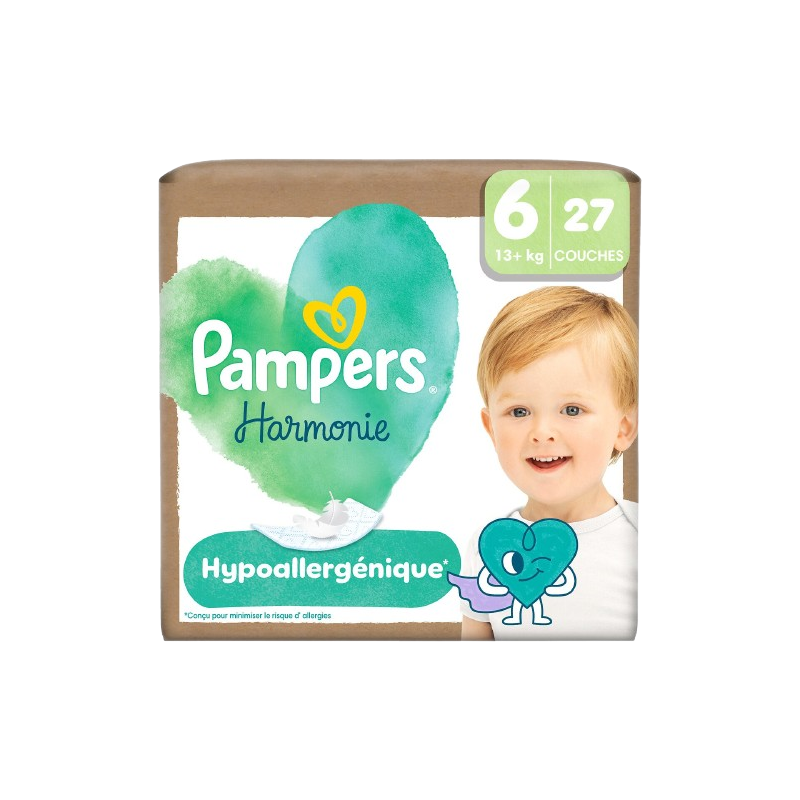 Couches harmonie taille 6 13kg et + x27