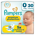 Couches premium protection taille 0 -3kg x30