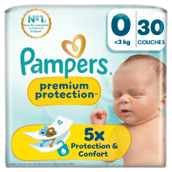 Couches premium protection taille 0 -3kg x30