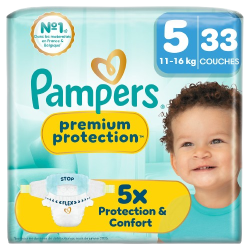 Couches premium protection taille 5 11-16kg x33