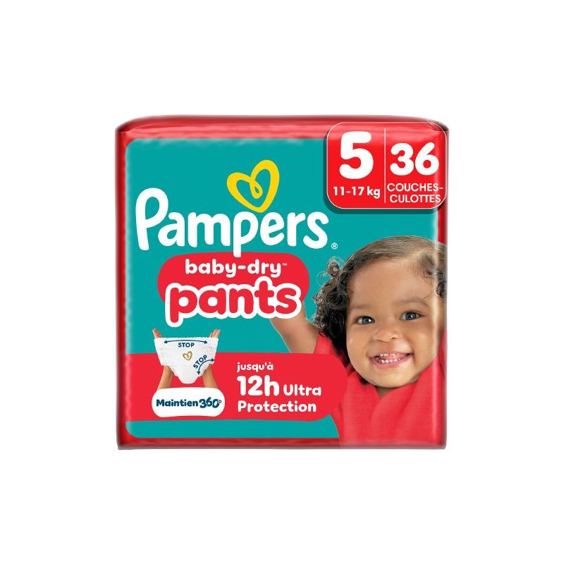 Couches culottes baby dry taille 5 11-17kg x36