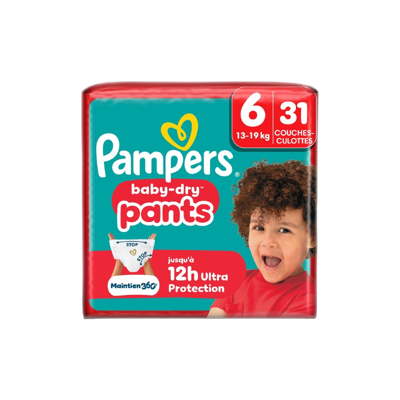 Couches culottes baby dry taille 6 13-19kg x31