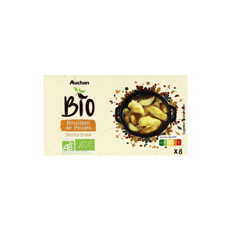 Bouillon de Poulet et Fines Herbes x8 80g