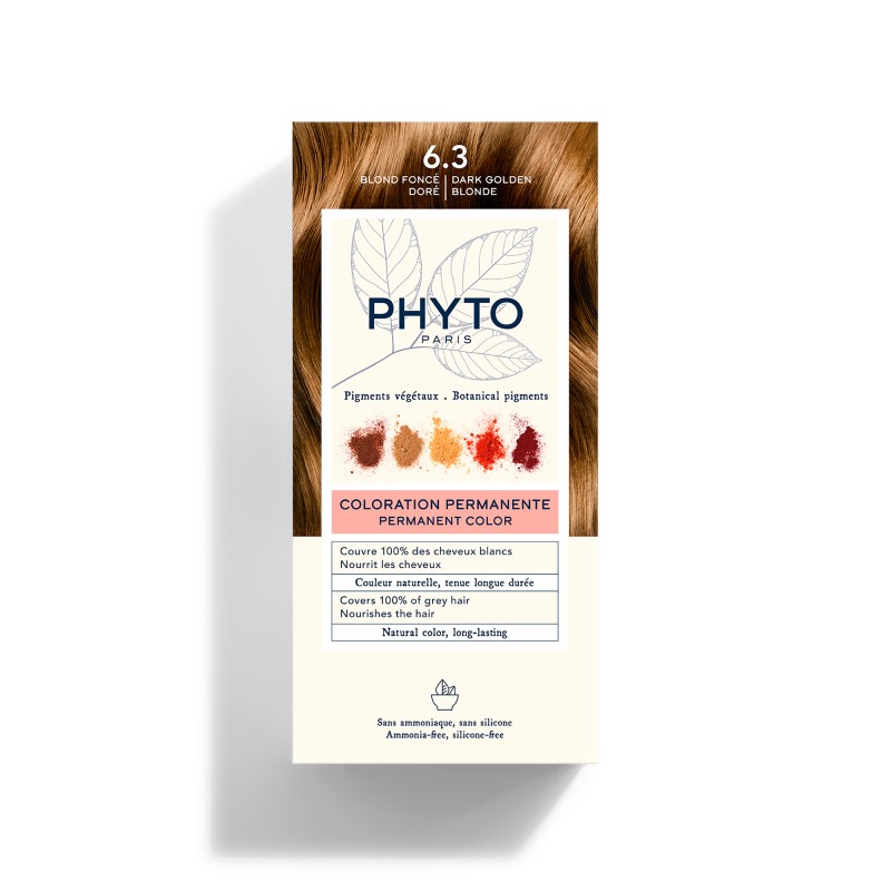 Coloration 6 3 blond foncé doré kit coloration permanente