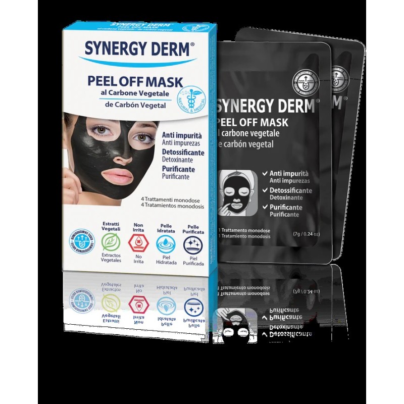 Masque peel off au charbon végétal x4