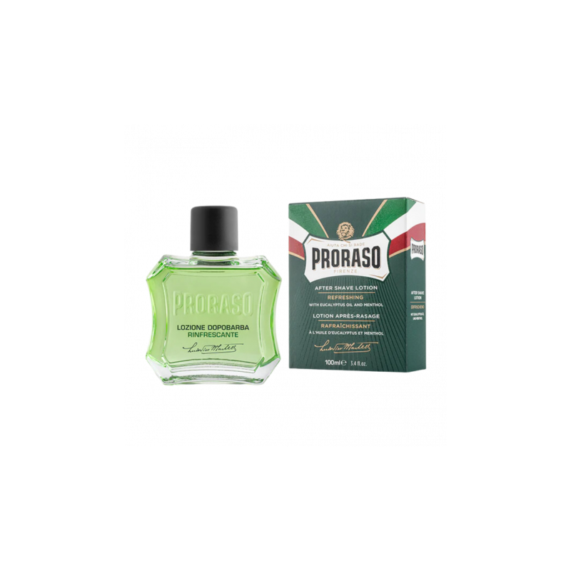 Lotion après-rasage rafraîchissante à l'huile d'eucalyptus 100ml