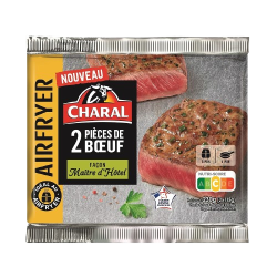 Pavé de boeuf mariné façon maître d'hôtel airfryer 2x115g