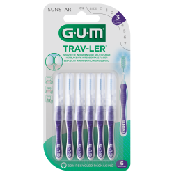 Brossettes interdentaires Trav-Ler 1,2 mm x4