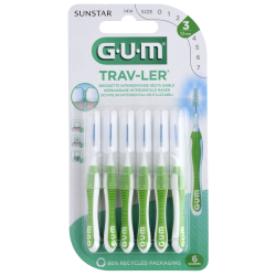 Brossette interdentaire trav ler 1,1 mm 6 unités