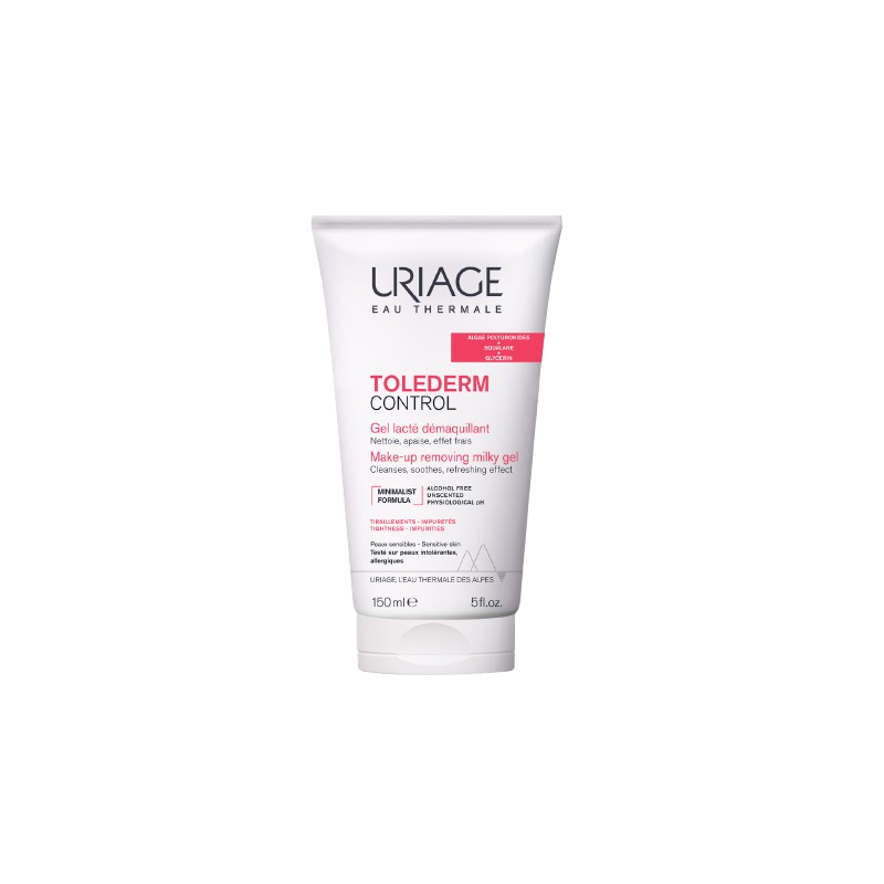 Tolederm control gel lacté démaquillant 150ml