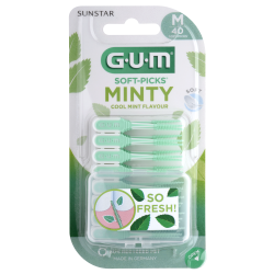 Bâtonnet interdentaire soft picks minty medium 40 unités