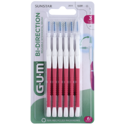 Brossette interdentaire bi direction 1,2 mm 6 unités