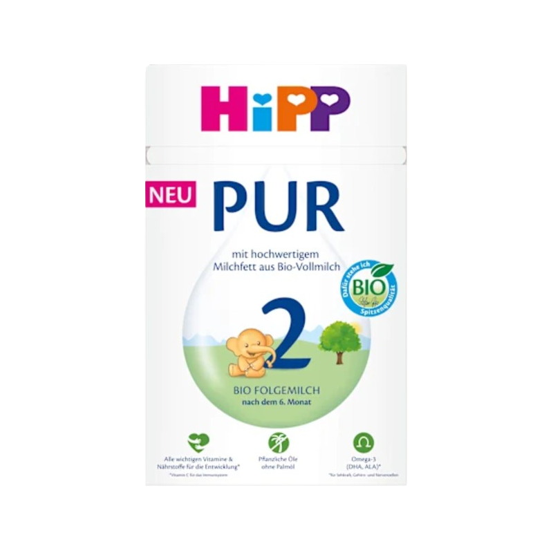 Lait en poudre de suite 2 pur bio dès 6 mois 500g