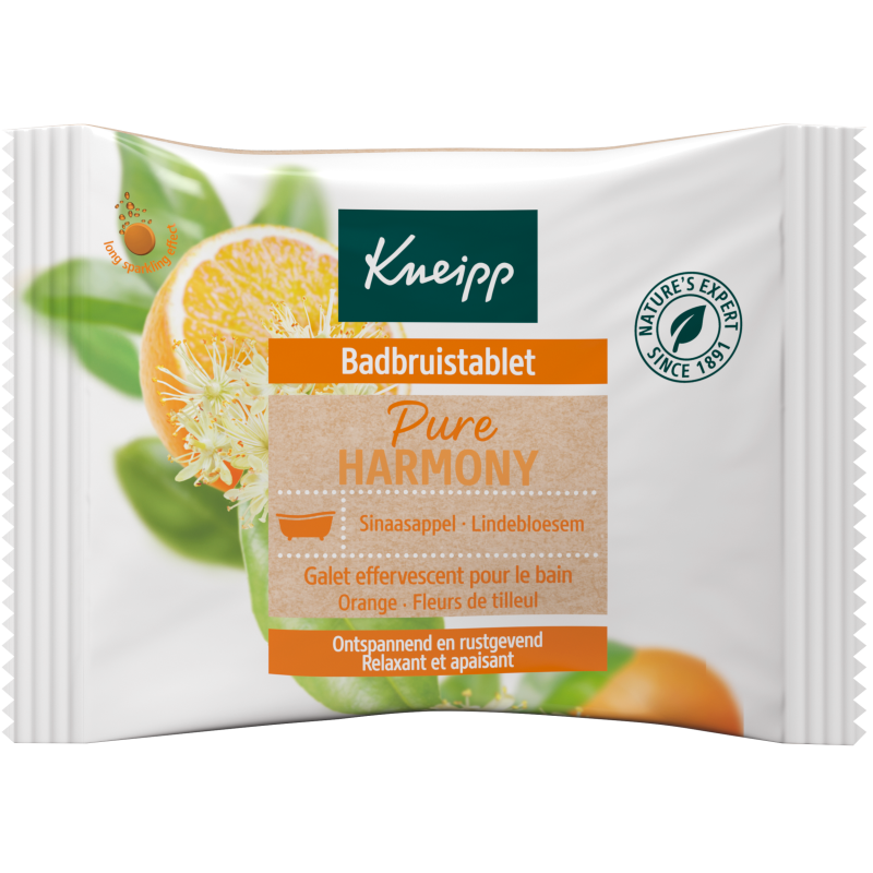 Galet de bain effervescent pure harmony 80g