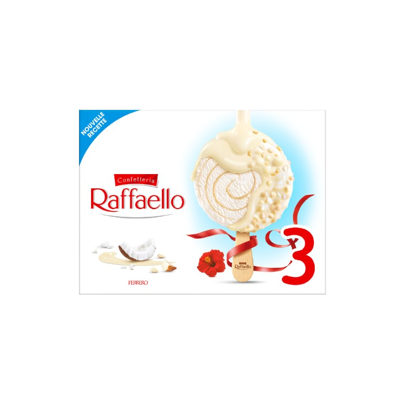 Bâtonnets glacés noix de coco amandes 3x60.5g