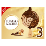 Bâtonnets glacés noisette et chocolat au lait 3x60.5g