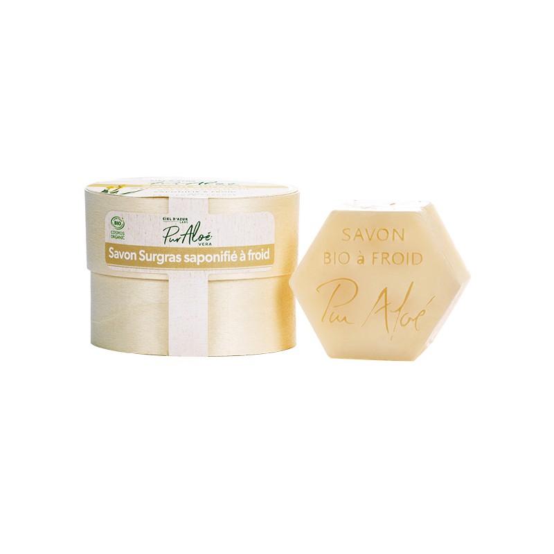 Savon surgras aloé vera 20% bio 90g