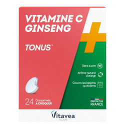 Vitamine C ginseng tonus 24 comprimés