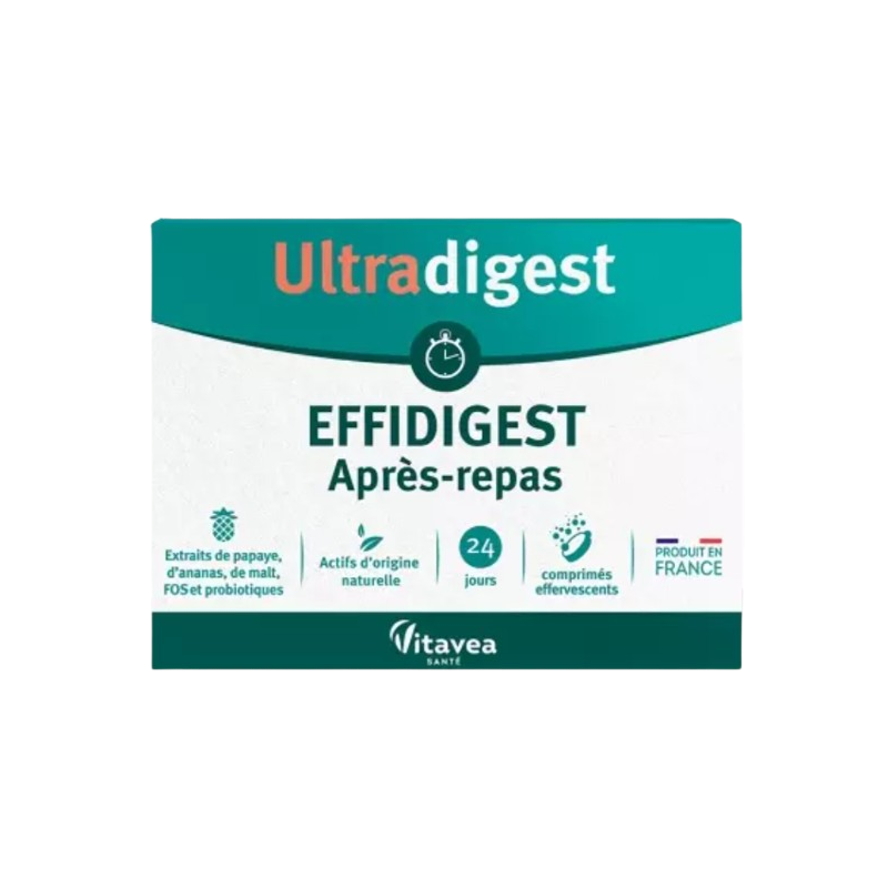 Ultradigest effidigest après repas comprimés effervescents x24