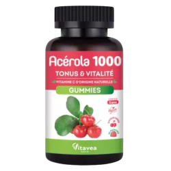 Acérola 1000 tonus et vitalité 30 Gummies