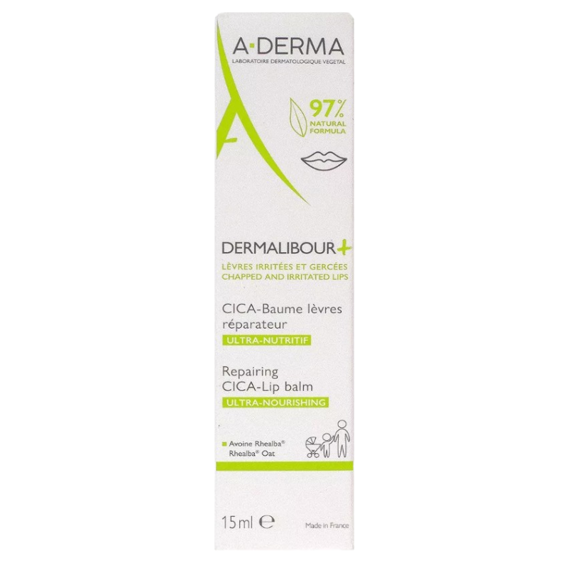 Dermalibour+ cica baume lèvres 15ml