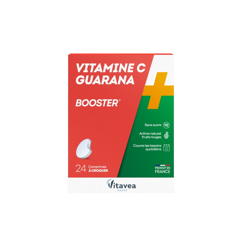 Vitamine C guarana booster 24 comprimés