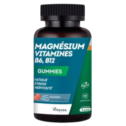 Magnésium vitamines B6 B12 45 gummies
