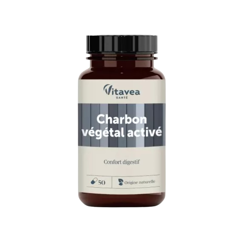 Charbon végétal activé 50 gélules
