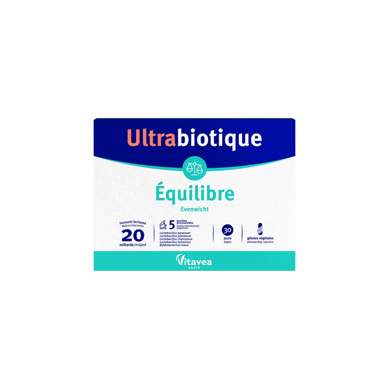 Ultrabiotique équilibre 30 gélules