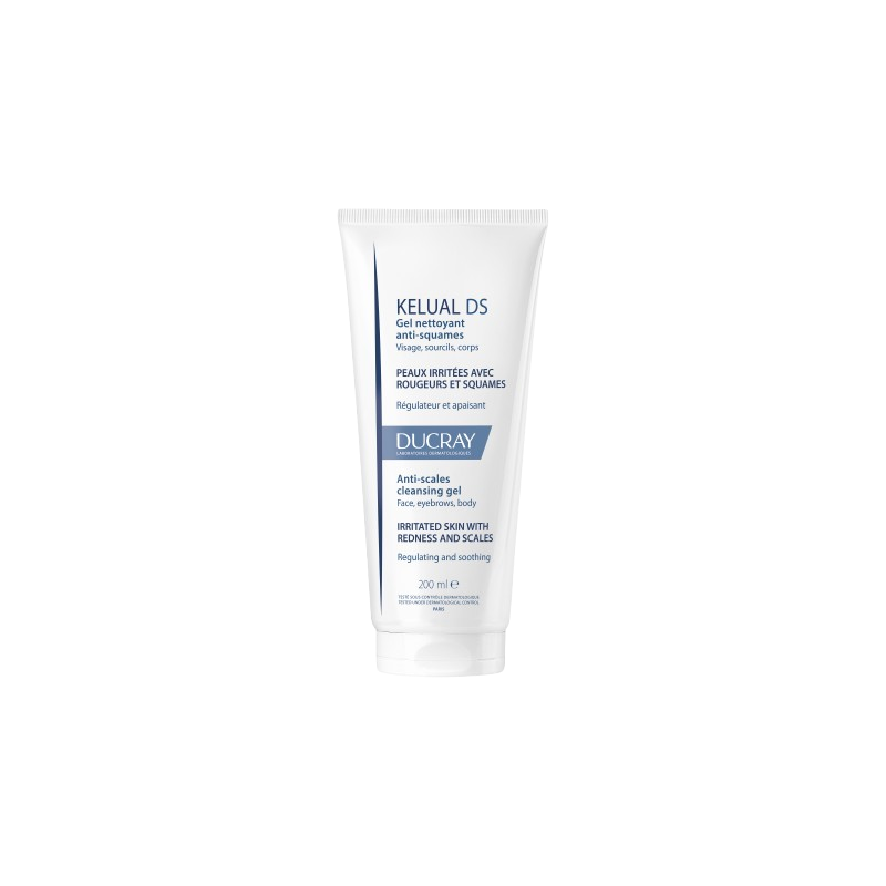 Kelual DS gel nettoyant anti squames 200ml