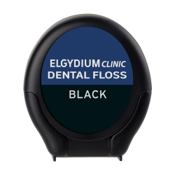 Elgydium clinic fil dentaire noir 50m