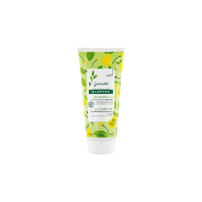 Gel douche corps et cheveux à la poire à l'avoine 200ml