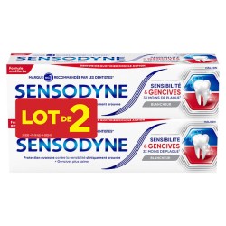 Dentifrice sensibilité et gencives blancheur 2x75ml