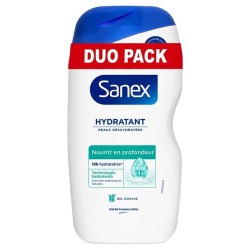Gel douche hydratant peaux déshydratées 2x425ml