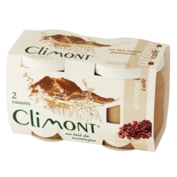 Yaourt au lait de montagne saveur café 2x125g