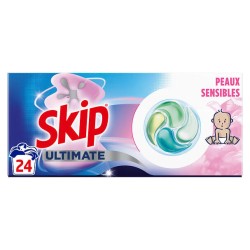 Pods de lessive peaux sensibles x24