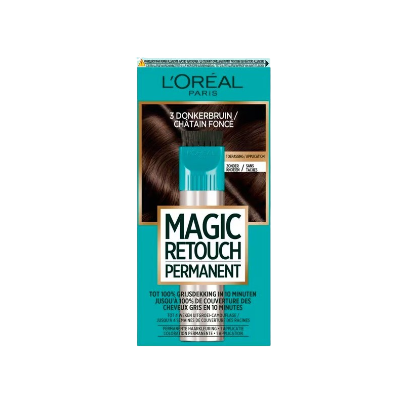 Coloration magic retouch permanent 3 châtain foncé
