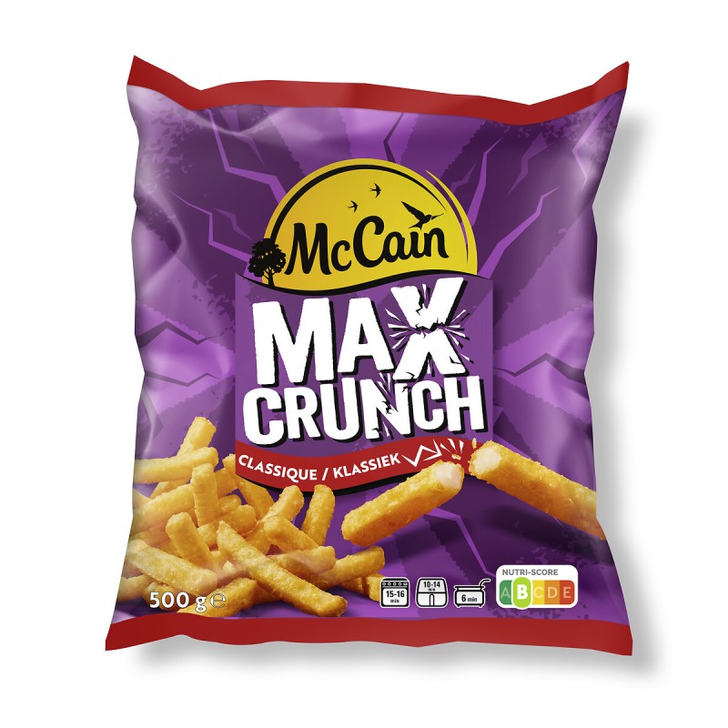 Frites surgelées classique max crunch four 500g