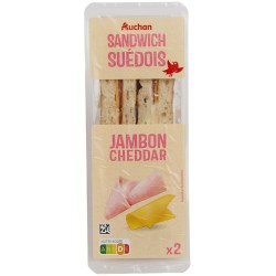 Sandwich suédois jambon cheddar 2x67.5g