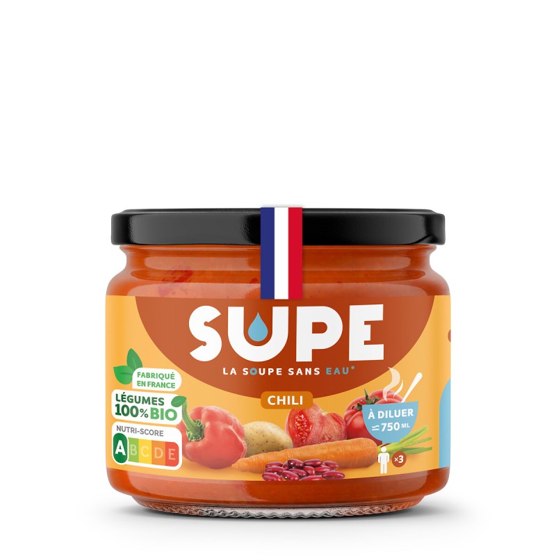 Soupe à diluer au chili bio 310g