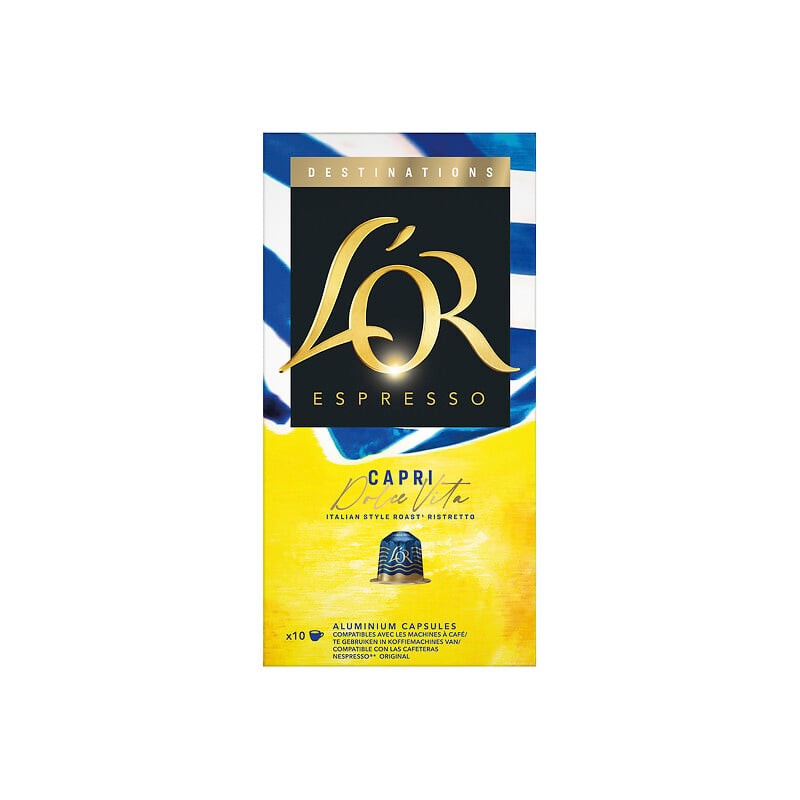 Espresso café capri dolce vita intensité 4 capsules x10