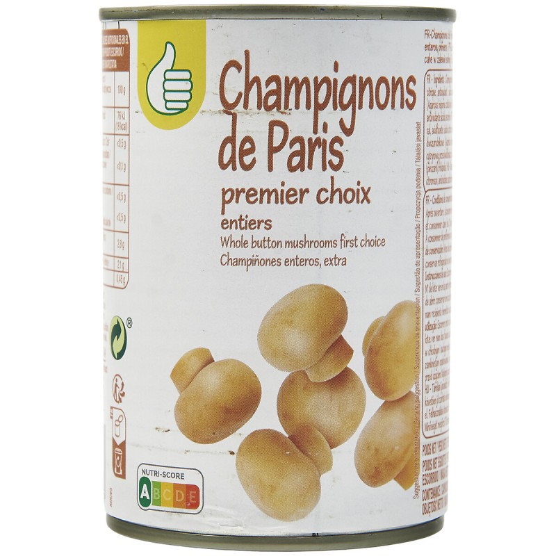 Champignons de Paris entiers 230g