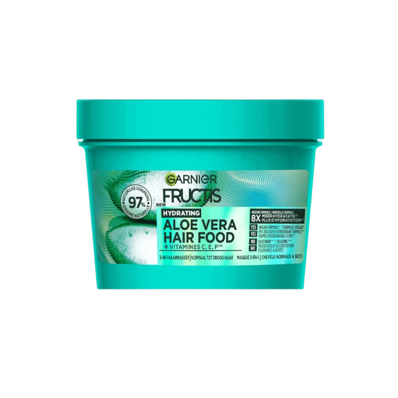 Masque hair food aloe vera 3en1 pour cheveux normaux à secs 400ml