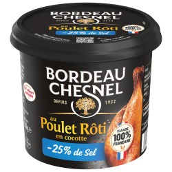 Rillettes de poulet rôti cocotte -25% de sel 200g