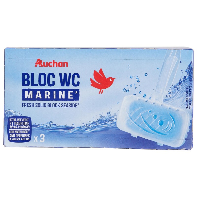 Bloc WC solide marine x3