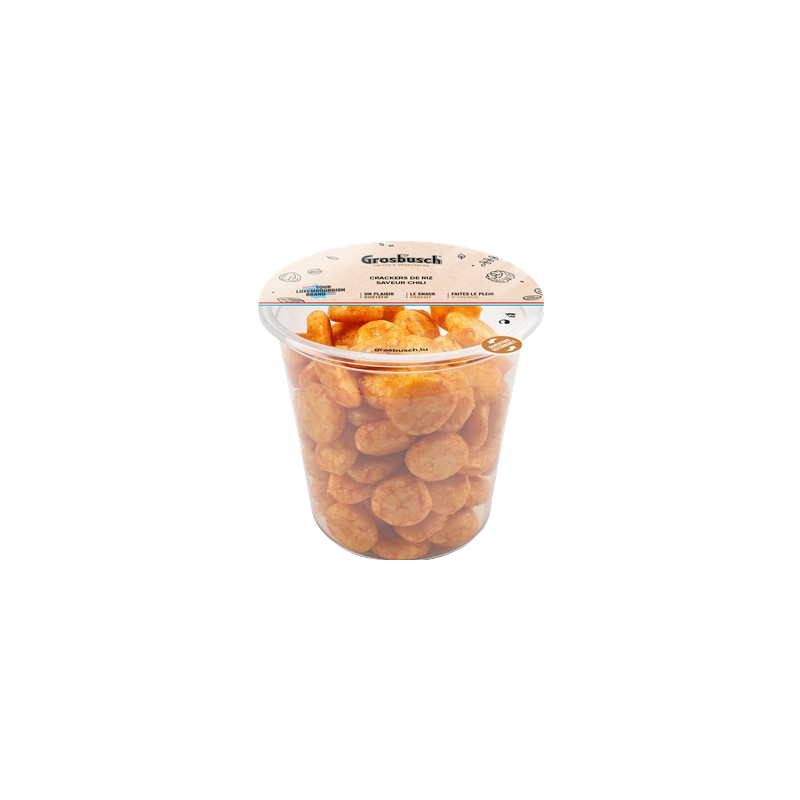Crackers de riz saveur chili 130g